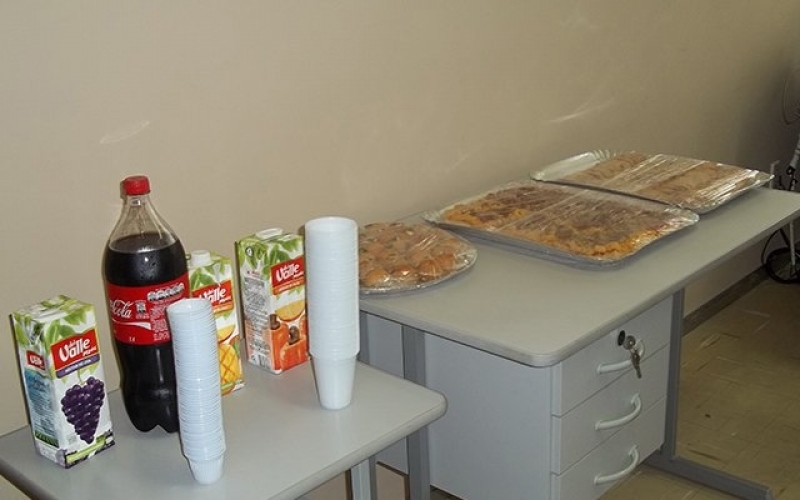 Café da manhã realizado uma vez por semana entre a Direção do SAAE e os funcionários